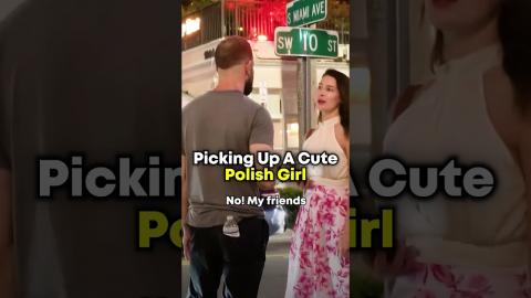 Picking Up A Cute European Girl