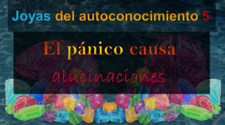 Joyas del autoconocimiento 5.  El pánico causa alucinaciones