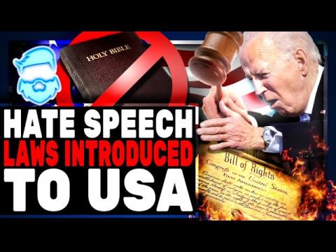Massive Attack On Free Speech Passes! Even Reading The Bible Deemed Illegal Under New Law
