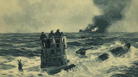 Eating on a German U-Boat in WW1 - The Sauerkraut Soup is Good