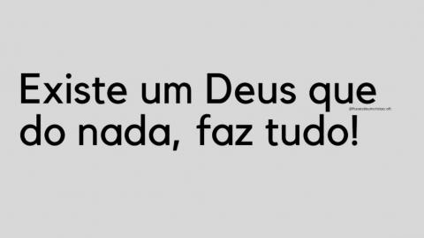 Acreditaram em deus... Olhe o que aconteceu!