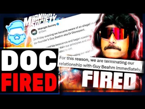 Dr Disrespect QUITS Streaming Indefinitely After Being FIRED From His Own Game Studio!