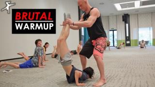 Quick (but BRUTAL) Warmup builds 600% more Strength & Flexibility.  (full Spain lesson)