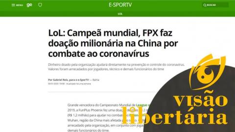 Recente onda de doações privadas põe em cheque o dogma do estatismo | VL - 22/02/20 | ANCAPSU
