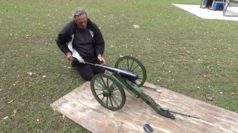 Firing Rods Replica Civil War Cannon
