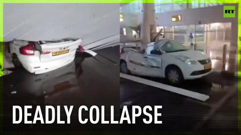 Roof collapse at New Delhi airport kills one, injures six