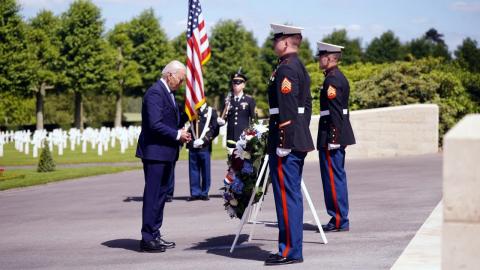 President Biden and the First Lady Visit Aisne-Marne Cemetery to Honor Americans Who Served in WWI