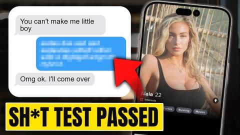 How To Pass A Girls Tests Over Text (Gym Girl Tinder LR)
