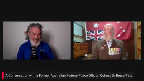 Interview With Former Federal Police Officer and Dr Bruce Palx CLO Page Ghosted after Interview