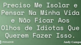 Pra que dividir, se posso me isolar!