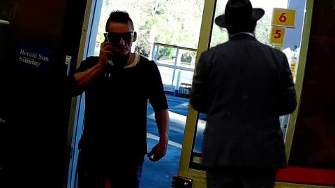 Handlers using a whole family to let the target know hes on watch the eyes and ears of the state