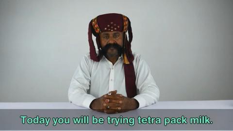 Tribal People Try Boxed Milk For The First Time