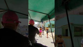 Riding in the bike Taxi in Havana Cuba #cuba #passportkings #passportbros #havana