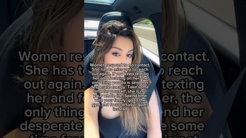 Don’t reach out to her