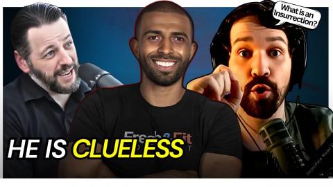 Andrew Cant Explain an Insurrection while Debating Destiny on Fresh n Fit