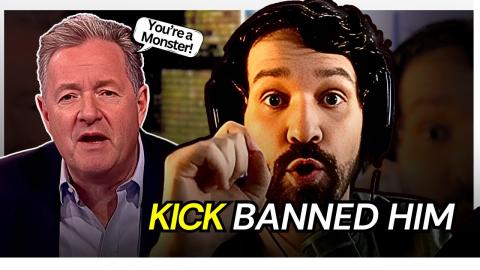 Destiny BANNED from KICK and Suspended on Twitter After Heated Debate with Piers Morgan