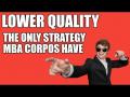 Lower Quality - The ONLY Strategy of MBA Corpos