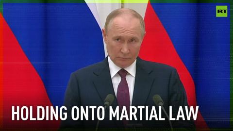 Ukrainian rulers' chances of winning potential elections ‘close to zero,’ so they hold onto martial law — Putin