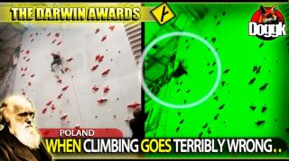 DARWIN AWARDS : WHEN CLIMBING GOES TERRIBLY WRONG.. (POLAND) >> BRUTAL KARMA !!