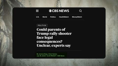 Trump Shooter's Mother Sentenced, Goodbye Forever