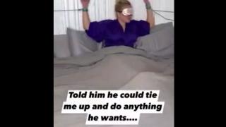 She told him he could tie her up and do anything he wants