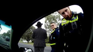 Freemason Zionist police making it obvious letting the target know he's on watch Stasi 2.0 worldwide