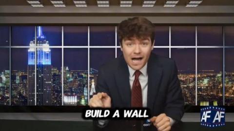 Nick Fuentes: Trumpism in 2015: Bаn Мuslims, build a wall, and make Mexico pay for it.