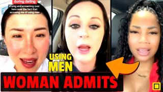 Woman Admits To Using MEN But SURPRISED When People Call Her Trash.  Single Women TikToks