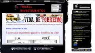 TRICELL INVESTIMENTOS- LIVE ESPECIAL: POBRETA, O SENPAI DO TRITRI