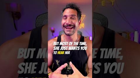 Women do not seek solutions to their problems.