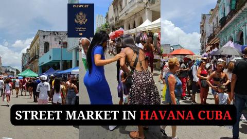 Street Market in Havana Cuba