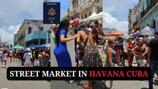 Street Market in Havana Cuba