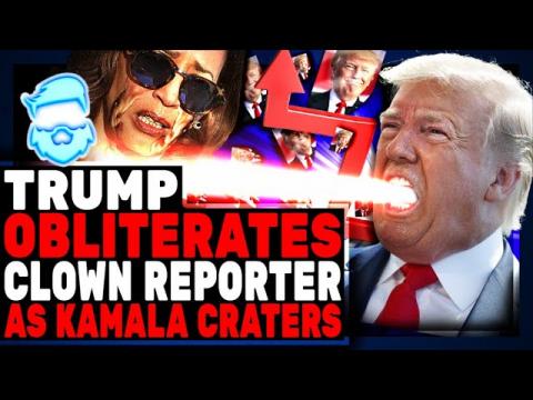 Donald Trump DESTROYS Woke Reporter & Makes GENIUS Campaign Decision While Kamala Harris Sinks!