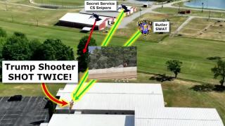 Trump Shooter Shot TWICE SWAT AND Secret Service