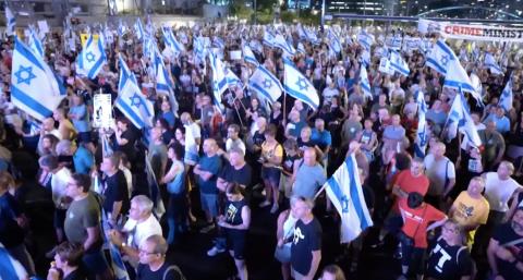 Rally for ceasefire and hostage release deal held in Tel Aviv