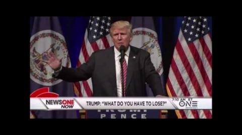 Trump's Question To The Black Community Has Now Been Answered.