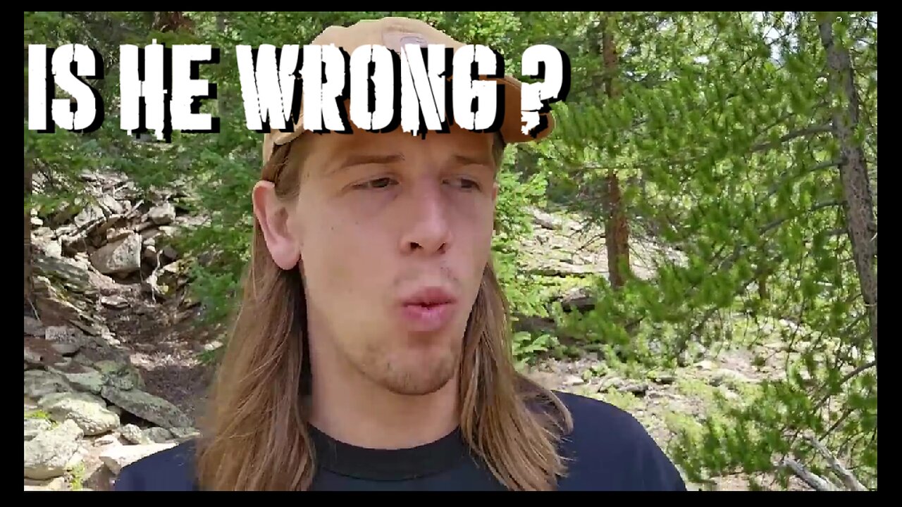 Is he wrong