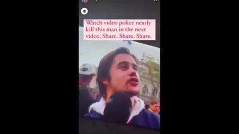 Australian Protestor Kyle Mitchell gets shot in the head with 6 rubber bullets at point blank range - Victoria Police Covid Criminals