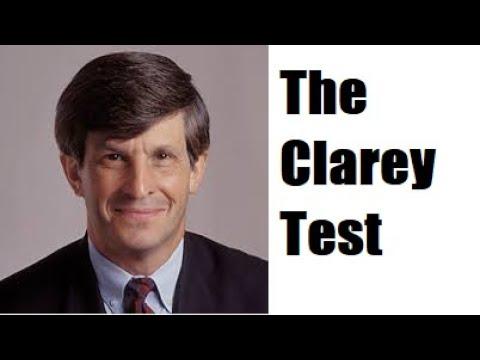 The Clarey Test on Allan Lichtman
