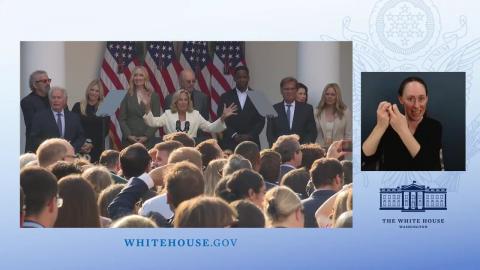 The White House Celebrates the 25th Anniversary of the Television Series, The West Wing