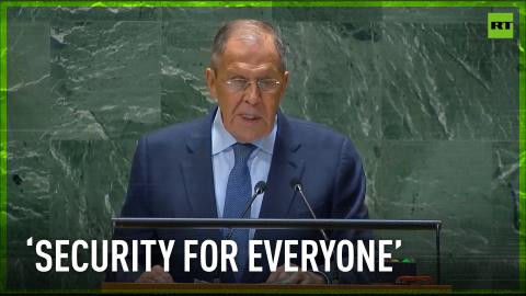 ‘Security can either be equal and indivisible for all, or it won’t be for anyone’ - Lavrov