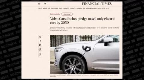 Volvo just EXPOSED the great Electric Vehicle Scam