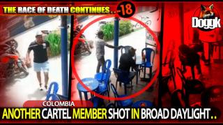 [+18] ANOTHER CARTEL MEMBER SHOT IN BROAD DAYLIGHT.. (COLOMBIA) >> GRAPHIC, COLD & BRUTAL !!