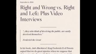 Right and Wrong vs. Right and Left: Plus Video Interviews (Jeffrey Nyquist)