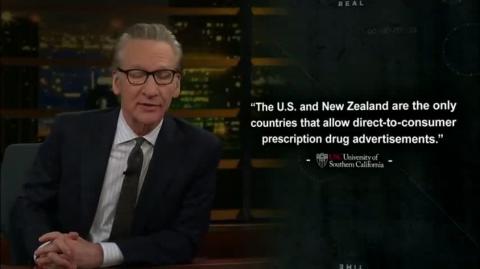 Watch Bill Maher Goes After Big Pharma in Shocking Monologue