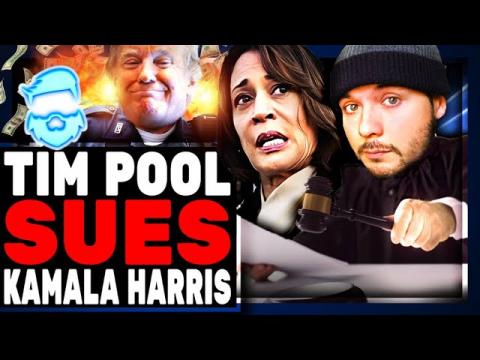 Kamala Harris SUED By Tim Pool & The Woke Left Has RAGING MELTDOWN Over It! Timcast IRL Strikes!