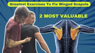 Greatest Exercises To Fix Winged Scapula - & Fix Acute Shoulder Pain + Posture
