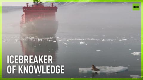 International students explore Arctic on Russian nuclear-powered icebreaker 