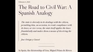 The Road to Civil War: A Spanish Analogy (Jeffrey Nyquist)