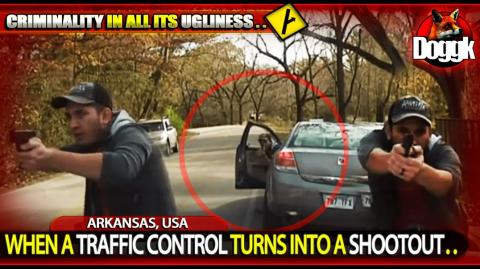 [+16] WHEN A TRAFFIC STOP TURNS INTO A SHOOTOUT.. (ARKANSAS, USA) >> INTENSE ACTION !! DON'T DARE TO MISS THIS ONE !!